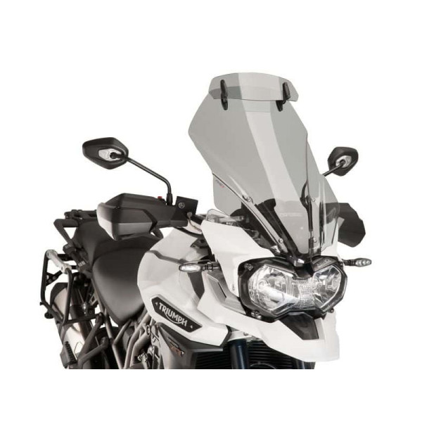 Puig Touring Screen With Extender Light Smoke